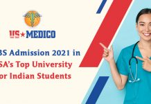 MBBS Admission 2021 in USA’s Top University for Indian Students